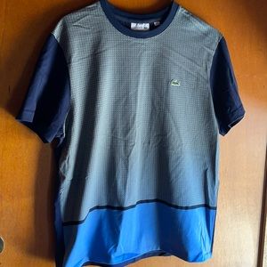 Unique Lacoste t shirt with heavy fabric and nicely designed pattern